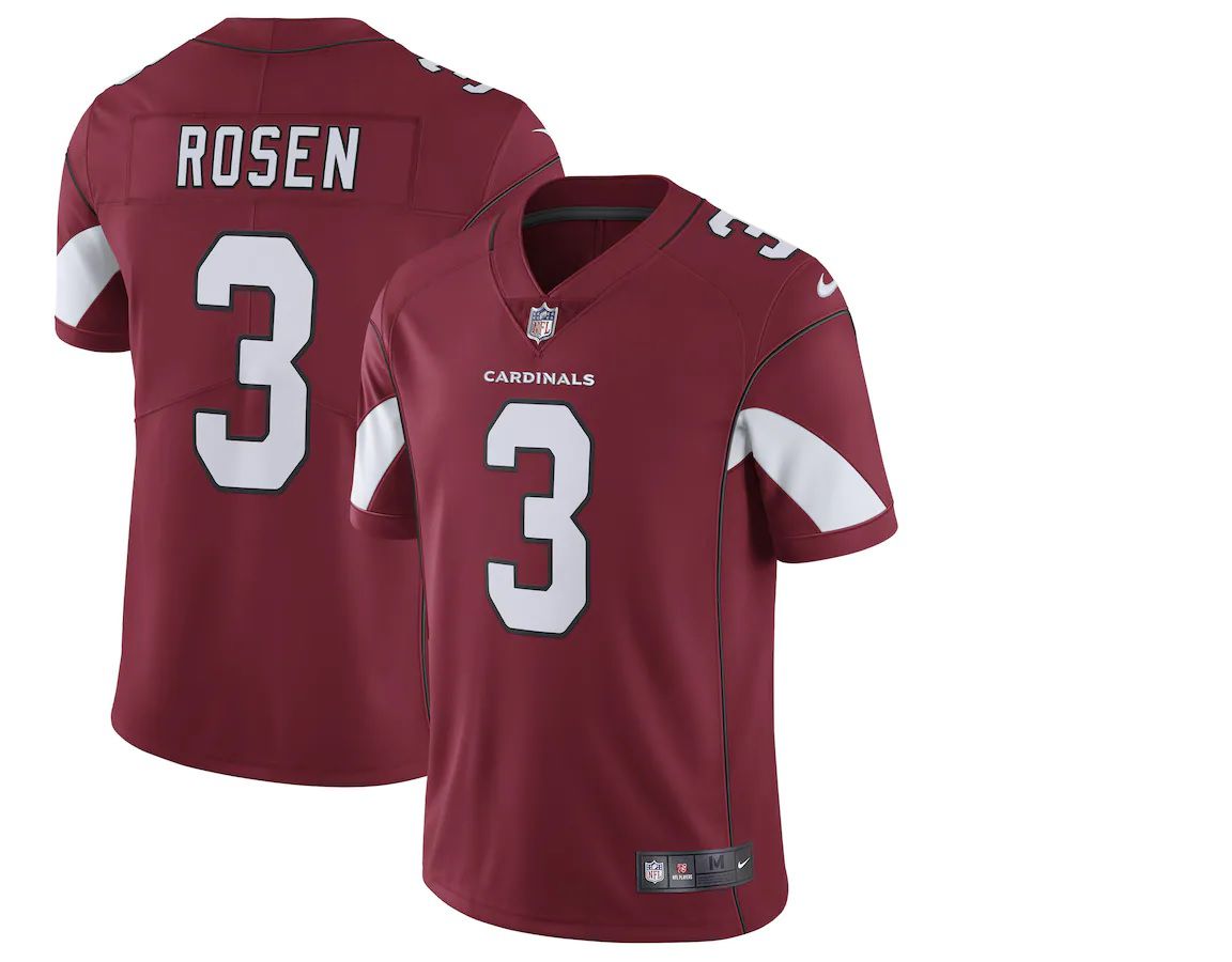 Men Arizona Cardinals #3 Josh Rosen Nike Cardinal Vapor Untouchable Limited NFL Jersey->arizona cardinals->NFL Jersey